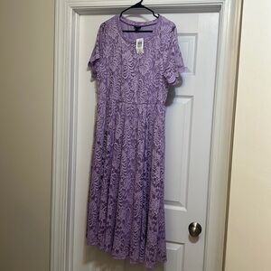 Purple Lace Dress